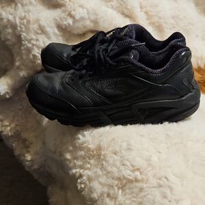 Brooks Women's Addiction Walker 2 - Black Leather Walking Shoes - Size 8